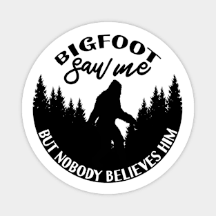 Bigfoot Silhouette Magnet